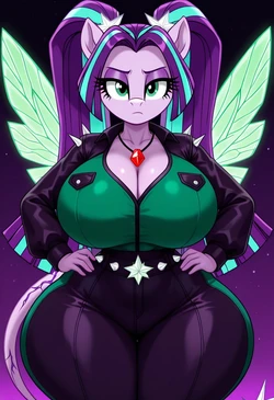 aria blaze (mlp ai generated) (chaotix_insanity)