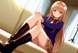 椎名真昼ちゃん写真部のモデル撮影からエッチされてしまう [AI Generated]