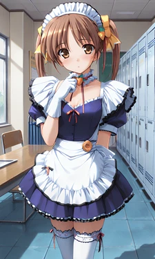 椚あやのちゃん更衣室で一人えっち [AI Generated]