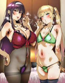 [O3_aiArt] ソープ嬢になった霞ヶ丘詩羽＆澤村・スペンサー・英梨々とはめはめ [AI Generated]
