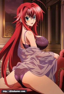 [Ditto Seeker] Rias Gremory (High School DxD) Decadent Luxuries of the Crimson Beauty [AI Generated]