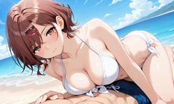 樋口円香ちゃんグラビア撮影後プロデューサーとえっちする [AI Generated]