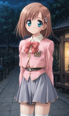 橘天音ちゃん田舎のバス停で一人えっち [AI Generated]