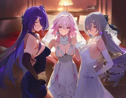 (Patreon) Oishi Okaze - acheron X march 7th X bronya rand [AI Generated]