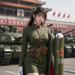 Reversed Front-Inspired Fan Art — Type 59 Tank at Tiananmen and the Chinese Military Museum [AI Generated]