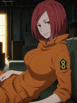Lisa Isaribe - Fire Force (Set 01) - artkoikoi [AI Generated]