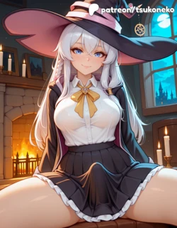 [TsukoNeko] Elaina (Wandering Witch: The Journey of Elaina) [AI Generated]