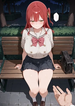 [Milk tooth/nyushi] 喜多郁代 呼び出し② 我慢イキ完堕ち ボディコン [AI Generated]