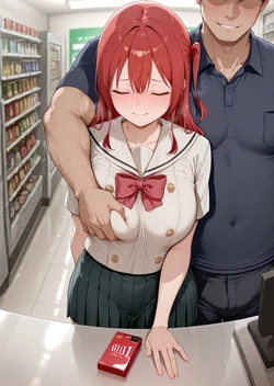 [Milk tooth/nyushi] 喜多郁代（巨乳） 弱み握られセフレ風 [AI Generated]