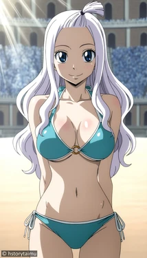 [hstorytaimu] Mirajane Strauss (ミラジェーン・ストラウス) - Pleasing the fans during Grand Magic Games [AI-generated]