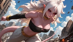 [Euskyart] Android 21(Dragonball) [AI Generated]