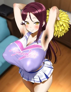 [O3_aiArt] チアコスえっちしてくれる桜内梨子 [AI Generated]