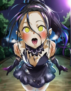 [O3_aiArt] ハード目ヒプノされちゃっている狼嵜光 [AI Generated]