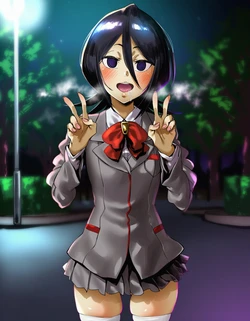 [O3_aiArt] ハード目ヒプノされちゃっている朽木ルキア [AI Generated]