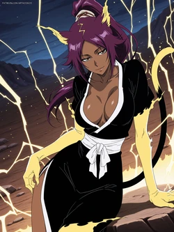 Yoruichi Shihouin - Bleach (Set 08) - artkoikoi [AI Generated]