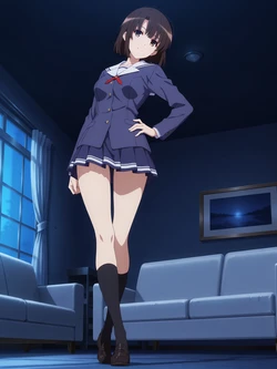 [Kurohime] 加藤恵 [AI Generated]