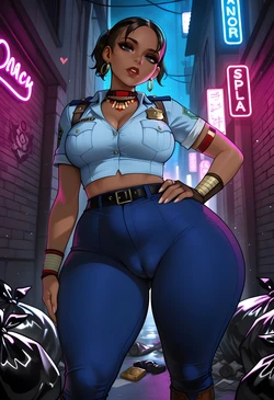 DreamcoreArt - Set 1595 - Sheva Alomar BWC (Patreon) (AI Generated)