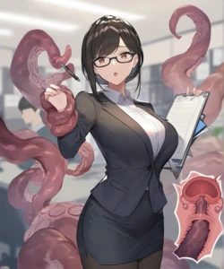 秘書生物插入 [AI Generated]