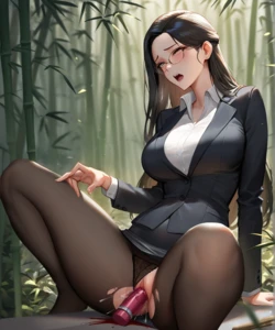 秘書異物插入 [AI Generated]