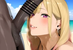 AItono - (Pixiv) Kitagawa Marin x BBC (Upscaled to 4k) [AI Generated]