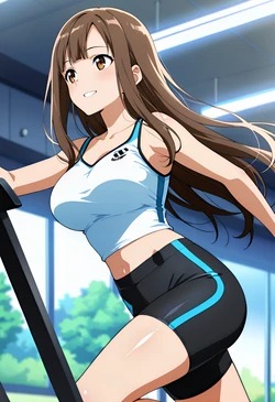 水本ゆかりちゃんジムでエッチする [AI Generated]