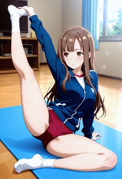 水本ゆかりちゃんエクササイズでふたりエッチ [AI Generated]