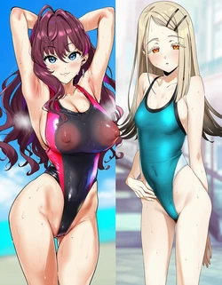 [O3_aiArt] パコられたくてあなたのお家にお邪魔しちゃう一ノ瀬志希＆篠澤広 [AI Generated]