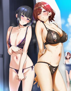 [O3_aiArt] パコられたくてあなたのお家にお邪魔しちゃう白雪千夜＆樋口円香 [AI Generated]