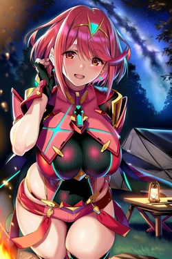 [ベル] [bell_ai_art] Xenoblade Chronicles 2 - Pyra [AI Generated]
