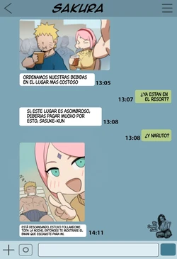[Kunaboto] Naruto to Sakura no Jounetsuteki na Kyuuka｜Vacaciones Apasionadas De Naruto Y Sakura (Naruto & Boruto) [Spanish] [BigDaddy Scan]