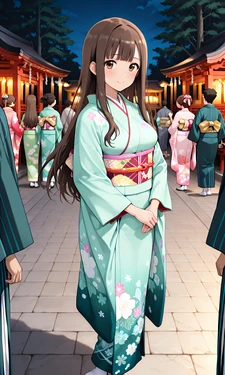 水本ゆかりちゃん振袖えっち [AI Generated]