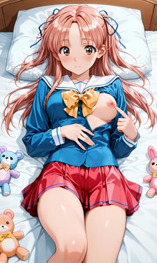 沢渡ほのかちゃんの一人えっち [AI Generated]