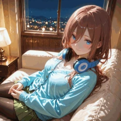 NaughtyCutiess - Miku Nakano (Patreon) [AI Generated]
