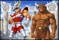 Theme: Minotaur – Part 8 – Saint Seiya – Artist: Nikocreations – [AI Generated] – [FRENCH]