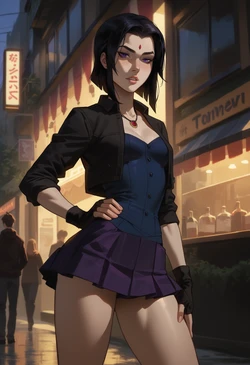 [nessfm] Raven (Teen Titans DC Comics) [AI Generated]