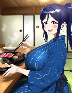 [O3_aiArt] わかめ酒してくれた上に膣内射精させてくれる松浦果南 [AI Generated]