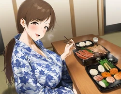 [O3_aiArt] わかめ酒してくれた上に膣内射精させてくれる新田美波 [AI Generated]