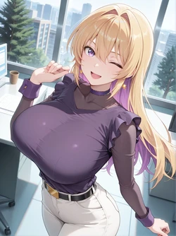 [YamiMa3.0] Azusa Kannawa 不器用な先輩。_鉄輪梓 [AI Generated]