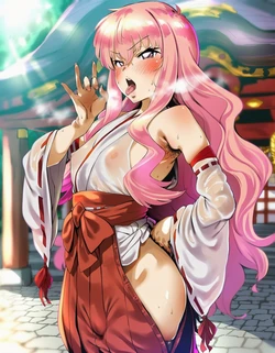 [O3_aiArt] 孕み巫女ルイズは子孫繁栄に励んじゃう [AI Generated]