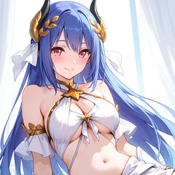 [AI Generated] 儀装束レイ様とイチャイチャ