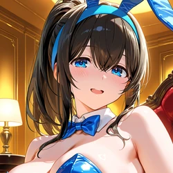 [AI Generated] 文香ちゃんとぴょんぴょん