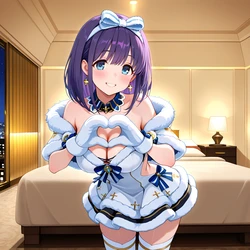 [AI Generated] クリスマス＆ミソラちゃん
