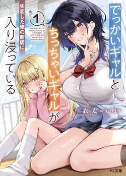 [衣太×おりょう] でっかいギャルとちっちゃいギャルが失恋した俺の新居に入り浸っている 第01巻 (novel illustration)