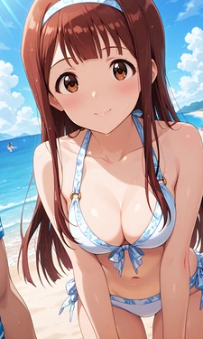田中琴葉ちゃんのビキニでふたりエッチ [AI Generated]