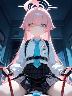 [AI Generated] 生徒に襲われる先生：小鳥遊ホシノ編