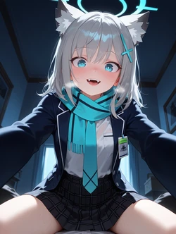 [AI Generated] 生徒に襲われる先生：シロコ＆シロコテラー編