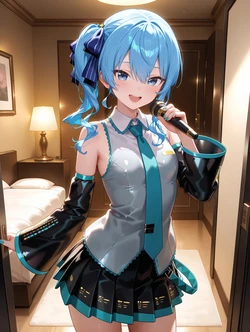 [AI Generated] すいちゃんコスプレ7変化