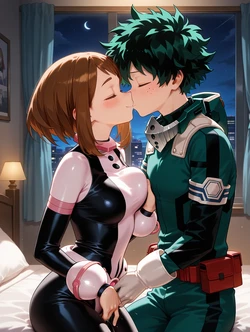 [AI Generated] デクとA組でえっち