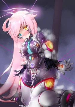 [Angelus](碧蓝档案)小鸟游星野抵抗着使她转化为PMC士兵的触手服