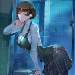 [SunGodManGa] Makoto Niijima Persona 5 604p [Ai Generated]